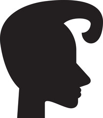 Human Face Side View Avatar
