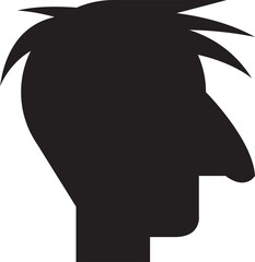Human Face Side View Avatar
