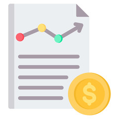 Financial Flat Icon