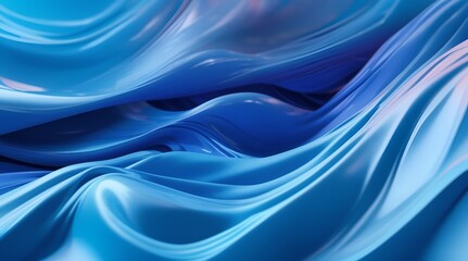 Gradient Blue liquid background. wavy blue wallpaper. Wavy blue gradient background. Abstract blue color background. 