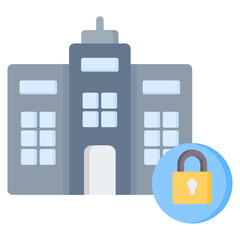 Private Company Flat Icon