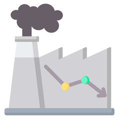 Industry Sector Flat Icon