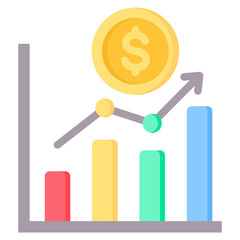 Economic Flat Icon