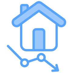 Property Sector Blue Icon