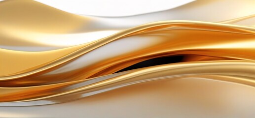 gold wave abstract background