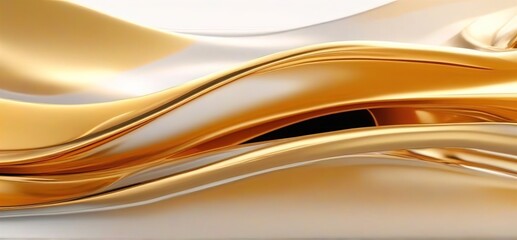 gold wave abstract background