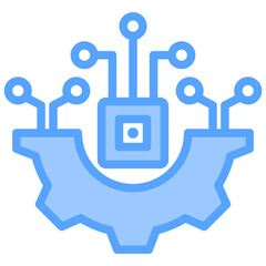 Technology Blue Icon