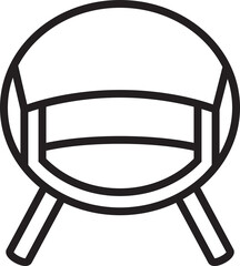 Sofa Line Icon
