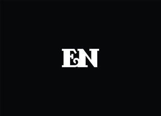EN letter logo design and initial logo
