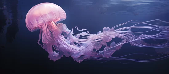 Foto auf Leinwand Mauve jellyfish © AkuAku