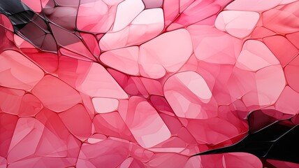 ピンクのデジタル断片パターンの背景