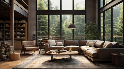 Fototapeta premium modern living room