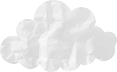 cloud paper art