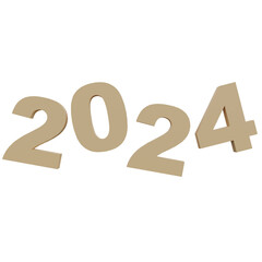 3D New Year 2024
