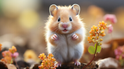 Fototapeta premium Beautiful Hamster