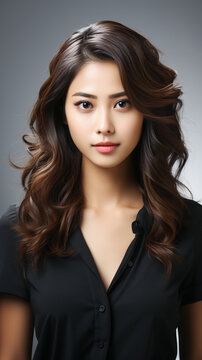 Beautiful asian young woman