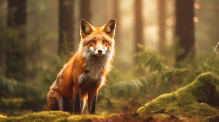 Fototapeta premium Fox in the Wilderness