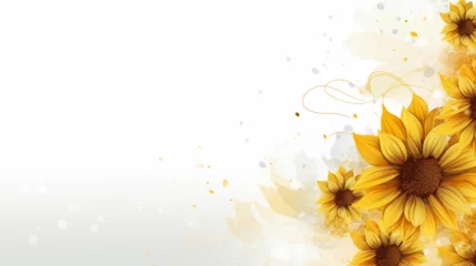 Poster de jardin  yellow flower background  © parveen