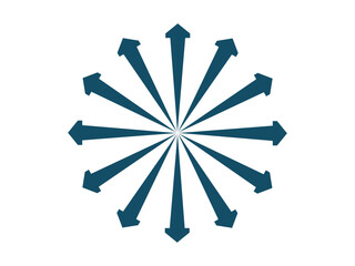 arrows isolated on white