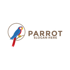 Creative Parrot logo vector template, Colorful Parrot logo icon