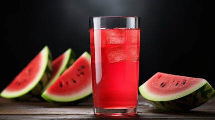 watermelon and juice HD 8K wallpaper Stock Photographic Image 
