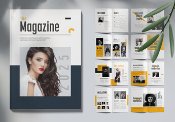 Modern Magazine Catalog With 20 Pages Design Layout