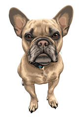 Obraz premium french bulldog puppy