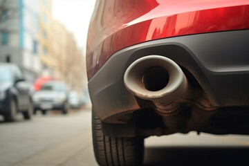 Car Exhaust Pipes Close up Photo