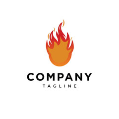 Fire logo icon vector template.eps