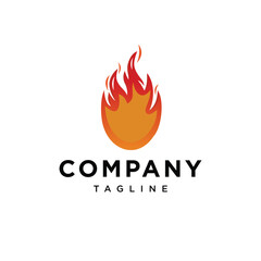 Fire logo icon vector template.eps