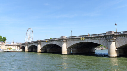 The Concorde bridge in the 8th arrondissement of Paris city