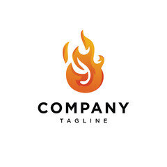 Fire logo icon vector template.eps