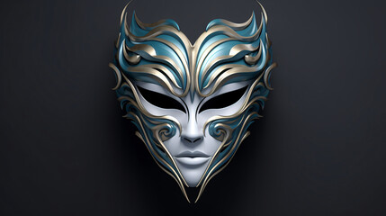 Concept of mistic mask or face - obrazy, fototapety, plakaty