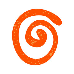 Fototapeta premium Shapes in trendy riso graph print texture style. Vector Illustration