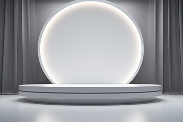 Contemporary Stage . A stage in the form of a sphere,