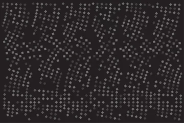Gordijnen Black halftone dot grain texture pixel pop-art abstract pattern background. © sumonbrandbd
