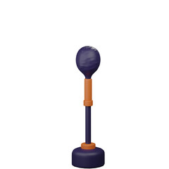 Punching Ball 3d Icon Illustration