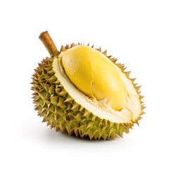 durian isolated on white background