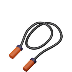 Skipping Rope 3d Icon Illustration