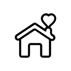 home icon with heart