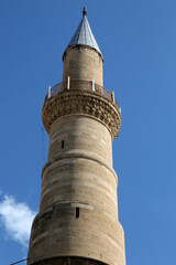 Selimiye Mosque minaret is a former Christian cathedral that was converted into a mosque and is...