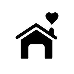 home icon with heart