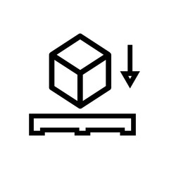 Packaging Icon outline Illustration