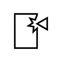 Packaging Icon outline Illustration