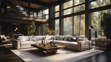 Fototapeta premium modern living room