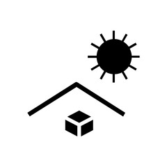 Packaging Icon Solid Illustration