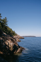 Fototapeta premium Lummi Island in the San Juan Islands in Northwest Washington