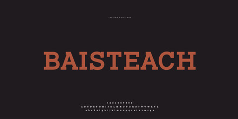 Hand drawn elegant alphabet letters font and number. Classic Lettering Minimal Fashion Designs. Typography modern Sen serif fonts regular decorative vintage concept. vector illustration © SyedMuhammad