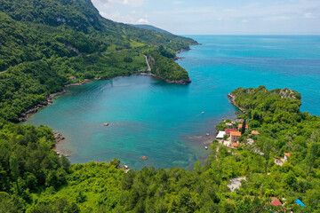 Beautiful landscape of Gideros Bay - Cide, Kastamonu, Turkey