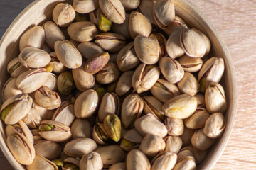 pistachio nuts close up